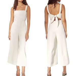 Wilfred New Ecoulement Jumpsuit Tie-Back Sleeveless Light Birch White 6